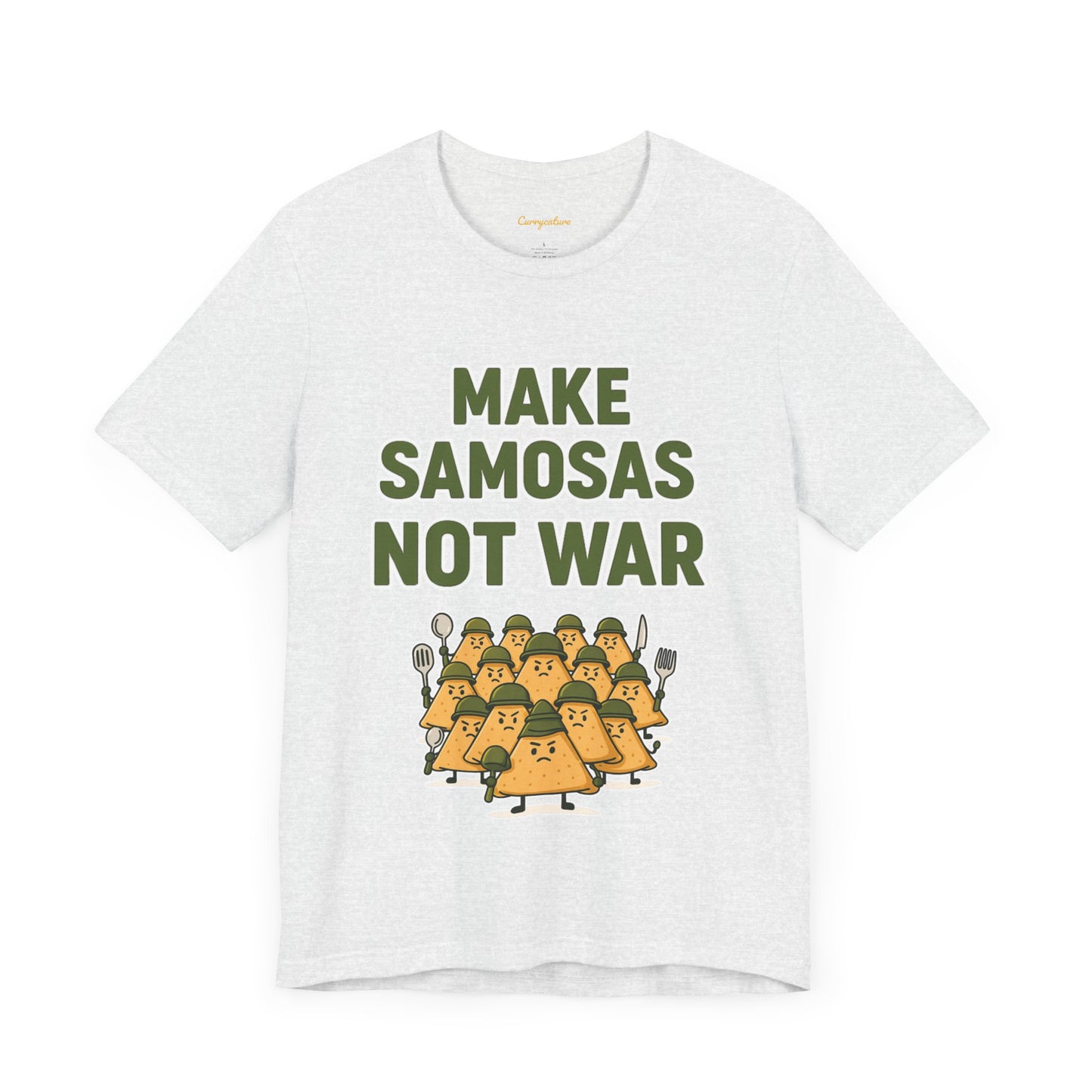 Make Samosas Not War Graphic T-shirt