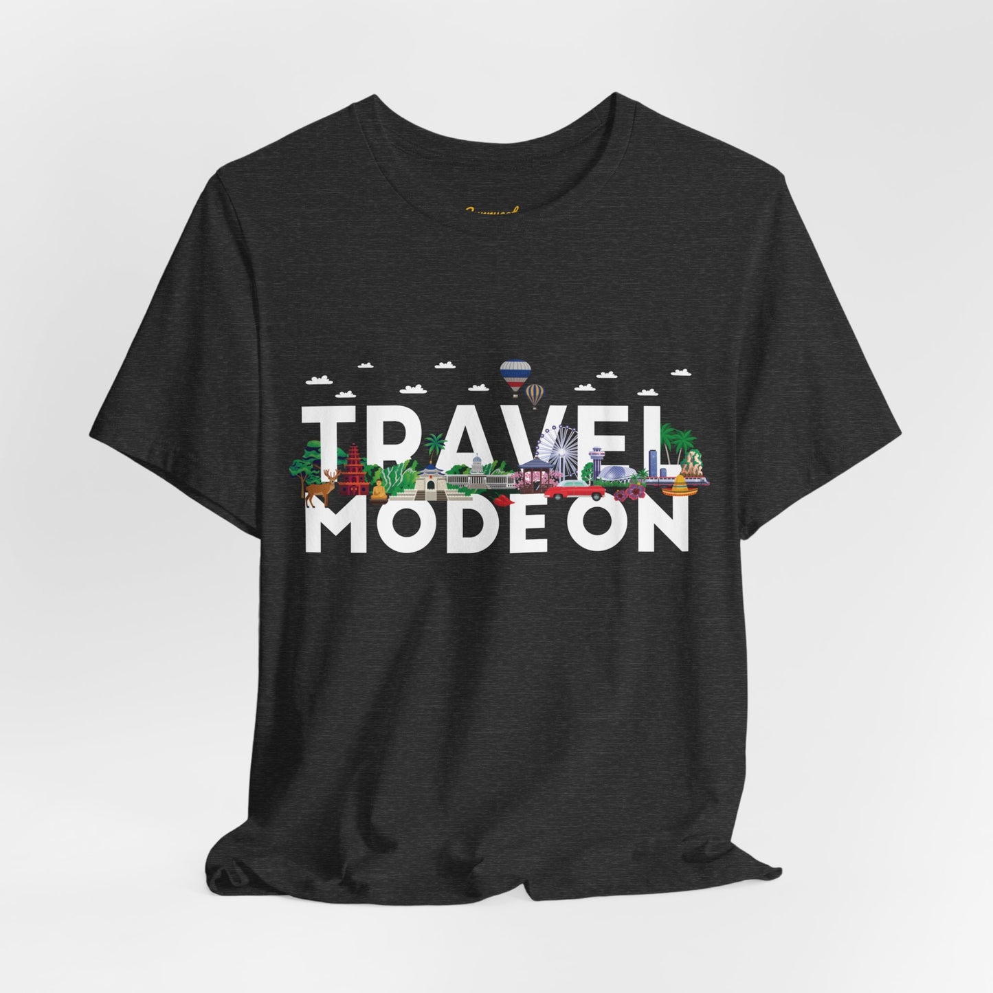 Travel Mode On Graphic T-shirt - Currycature 🇺🇸