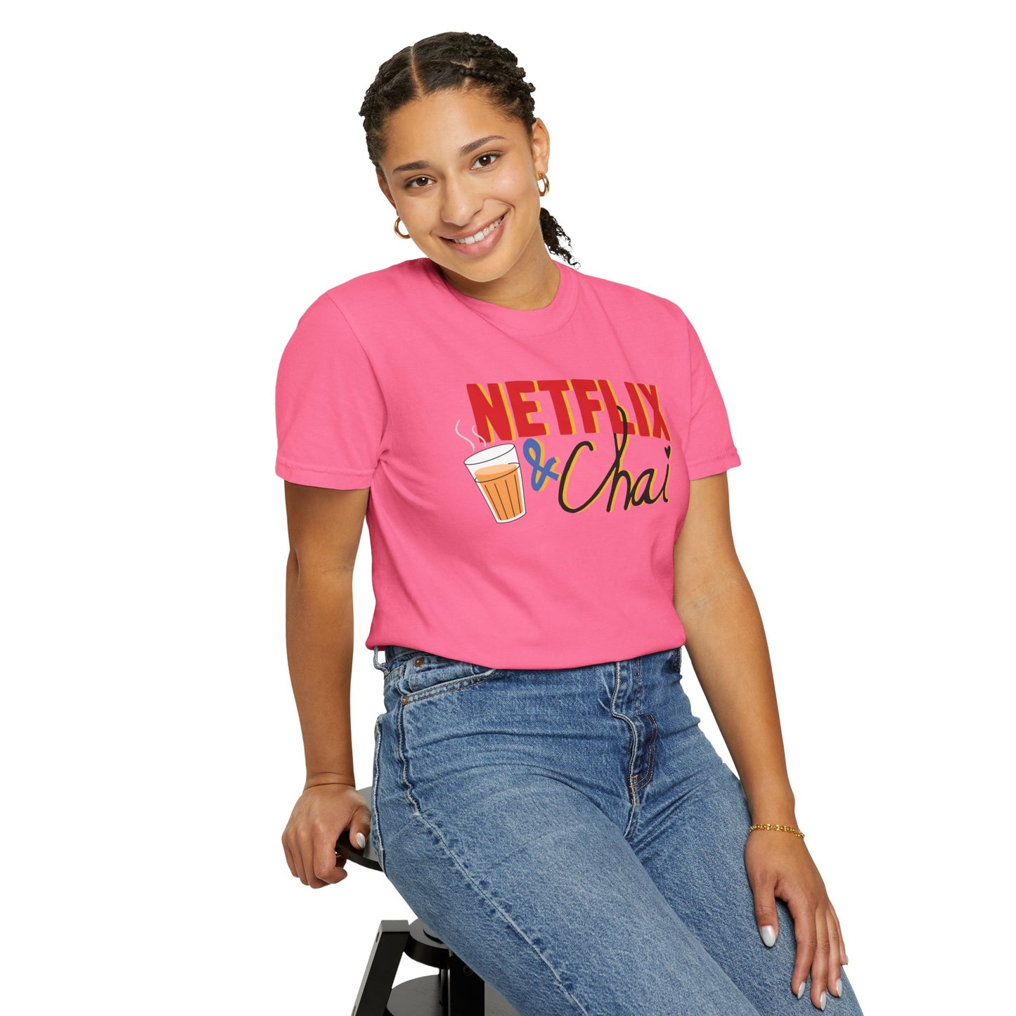Netflix and Chai Graphic T-shirt.
