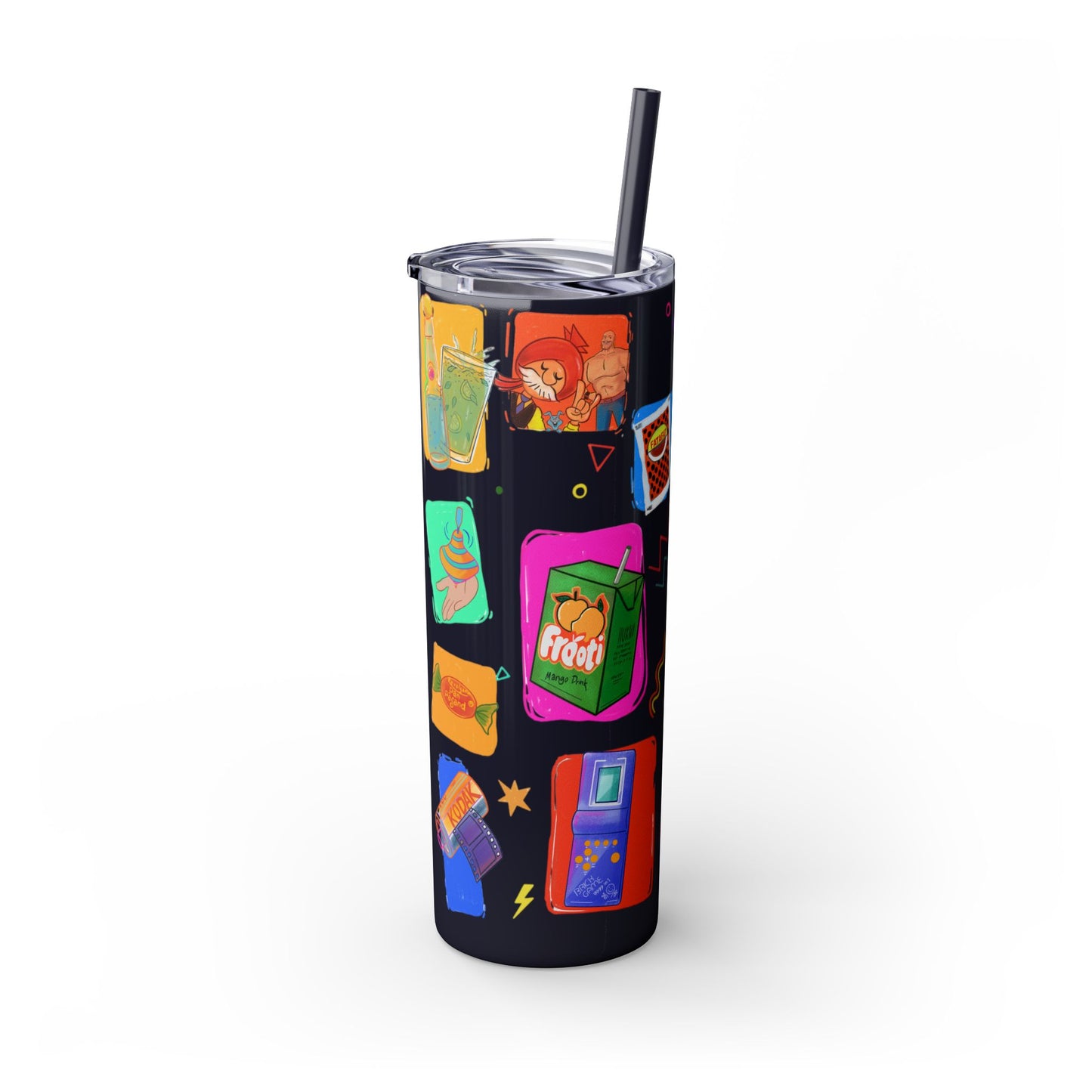 Good old memories Skinny Tumbler with Straw, 20oz
