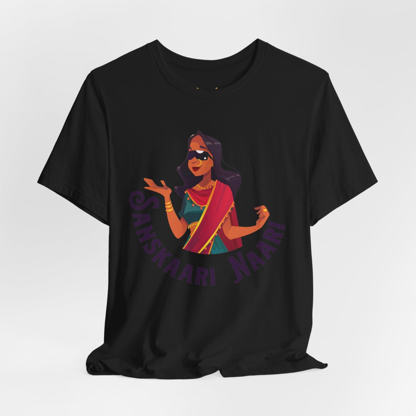 Sanskaari Naari Graphic T-shirt - Currycature 🇺🇸