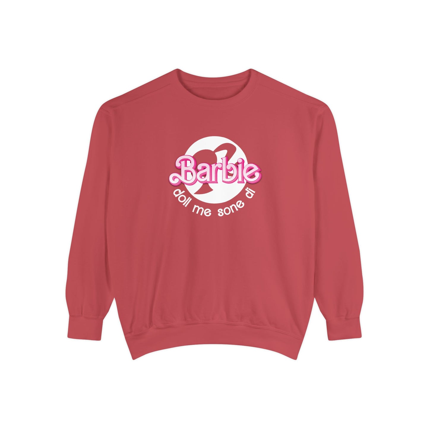 Barbie Doll Garment-Dyed Sweatshirt