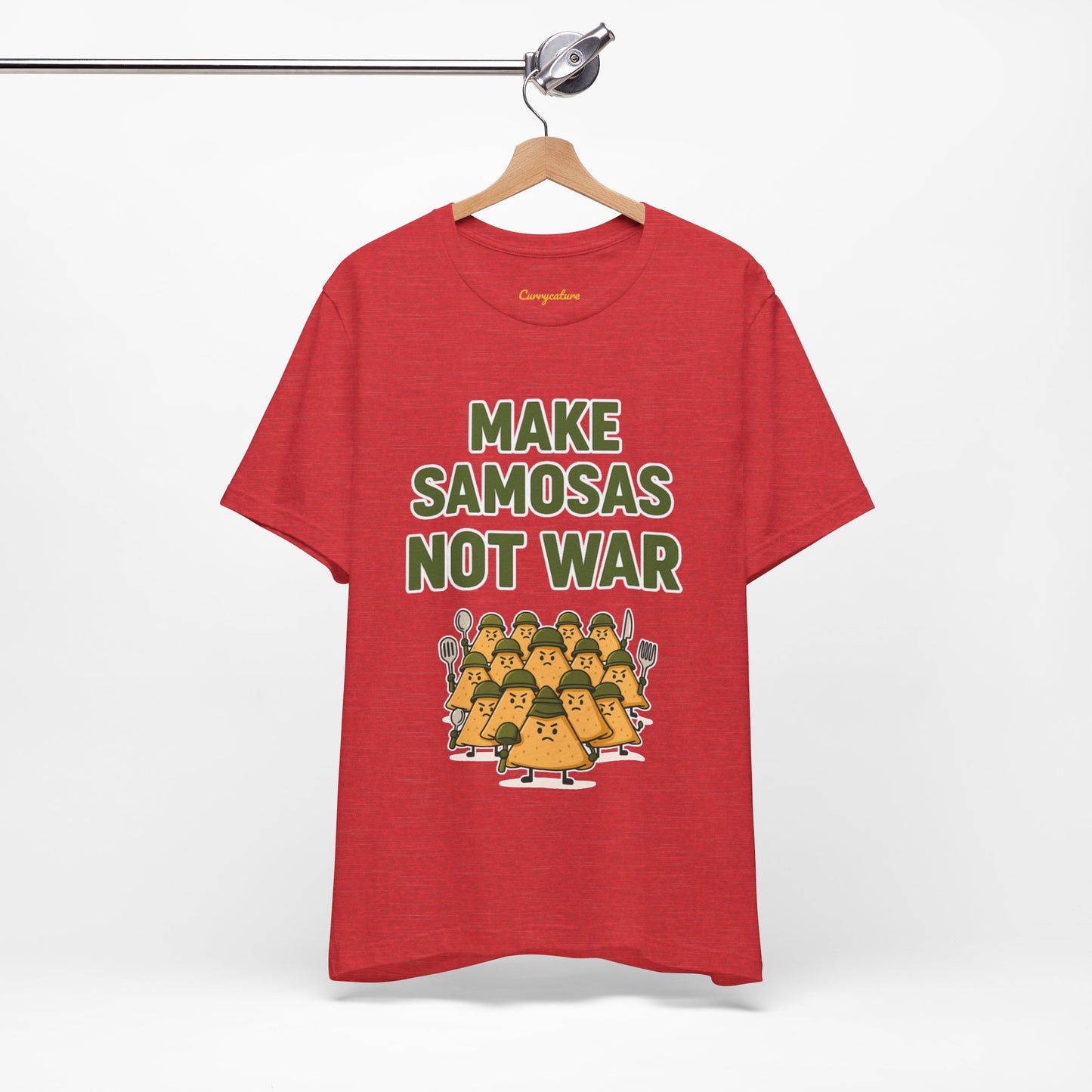 Make Samosas Not War Graphic T-shirt