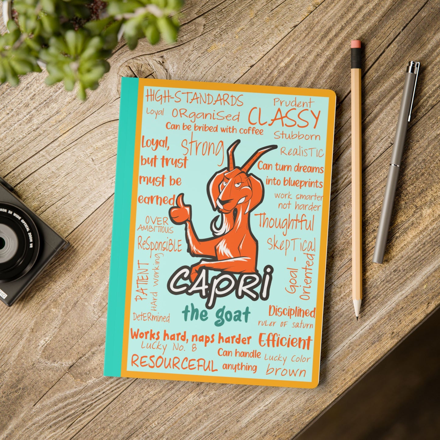 Capricorn Softcover Journal