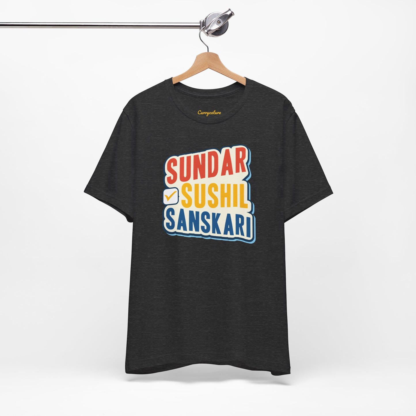 Sundar Sushil Sanskari Graphic T-shirt
