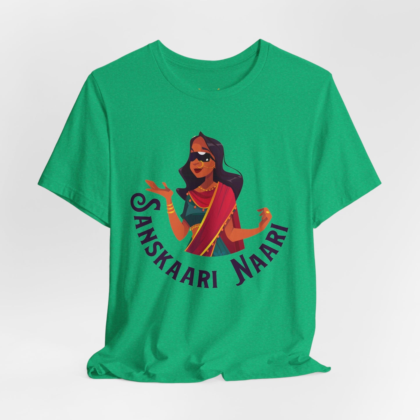 Sanskaari Naari Graphic T-shirt - Currycature 🇺🇸