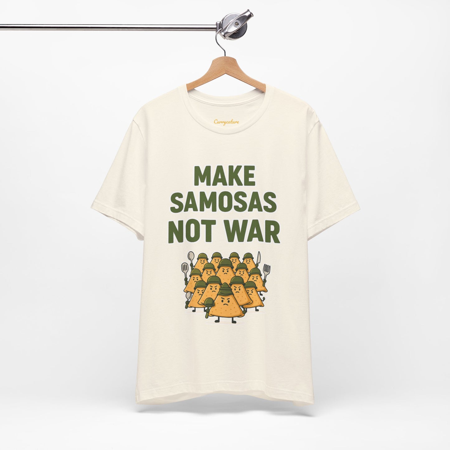Make Samosas Not War Graphic T-shirt