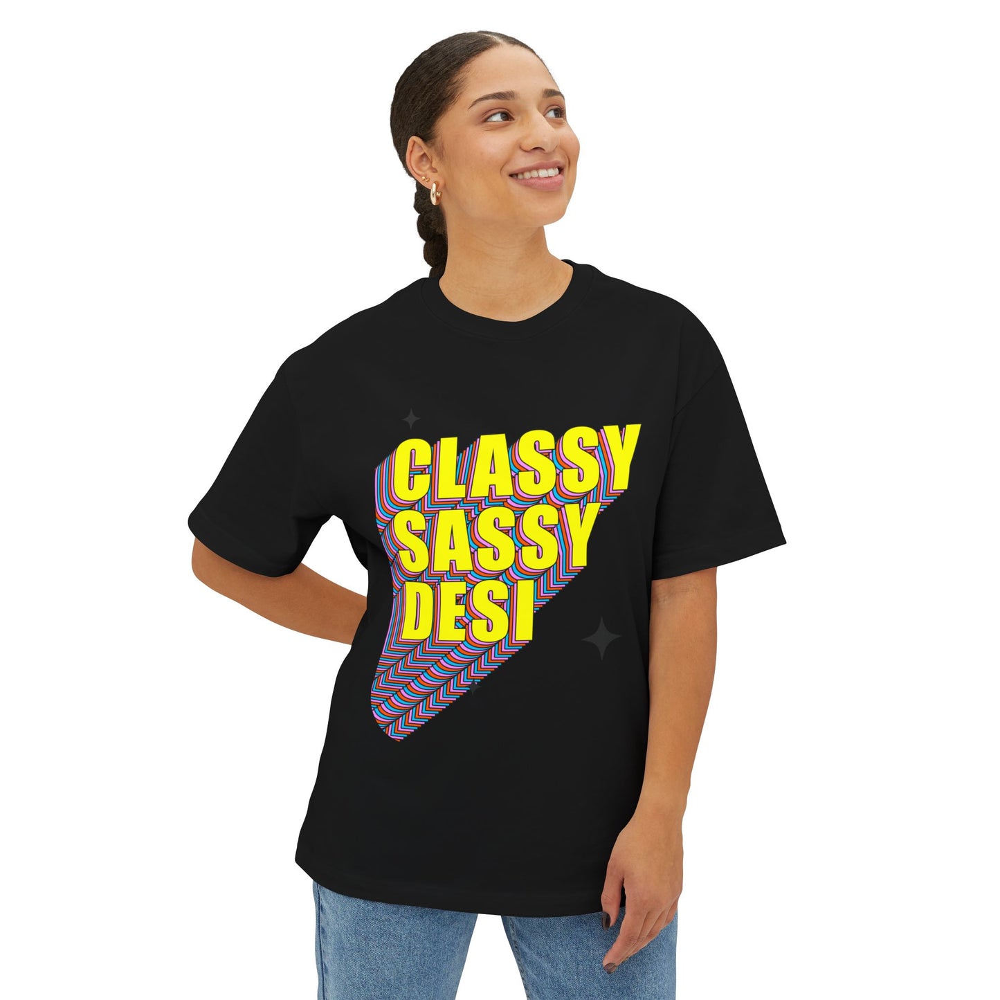 Classy Sassy Desi Oversized Tee