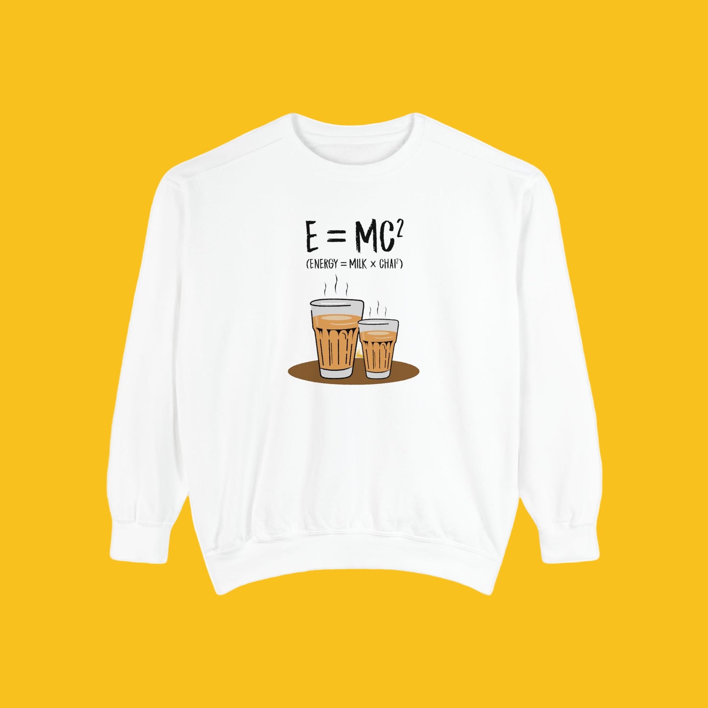 Energy = Chai Unisex Garment-Dyed Sweatshirt