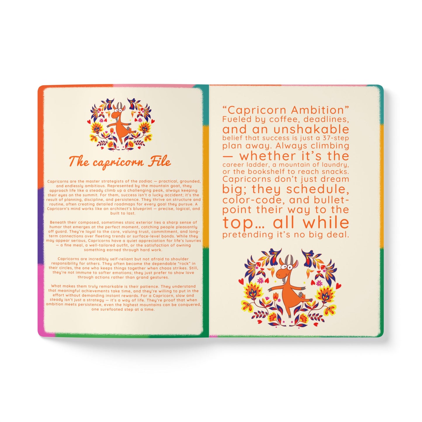 Capricorn Softcover Journal