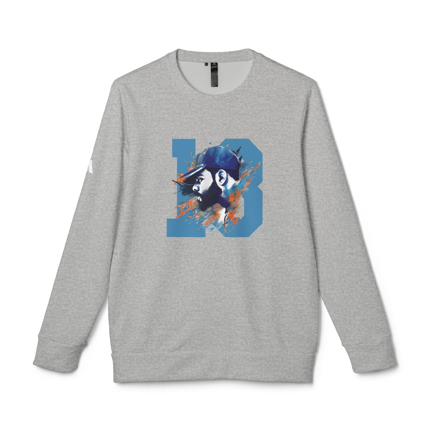 Kohli 18 adidas® Unisex Fleece Crewneck Sweatshirt - Currycature 🇺🇸