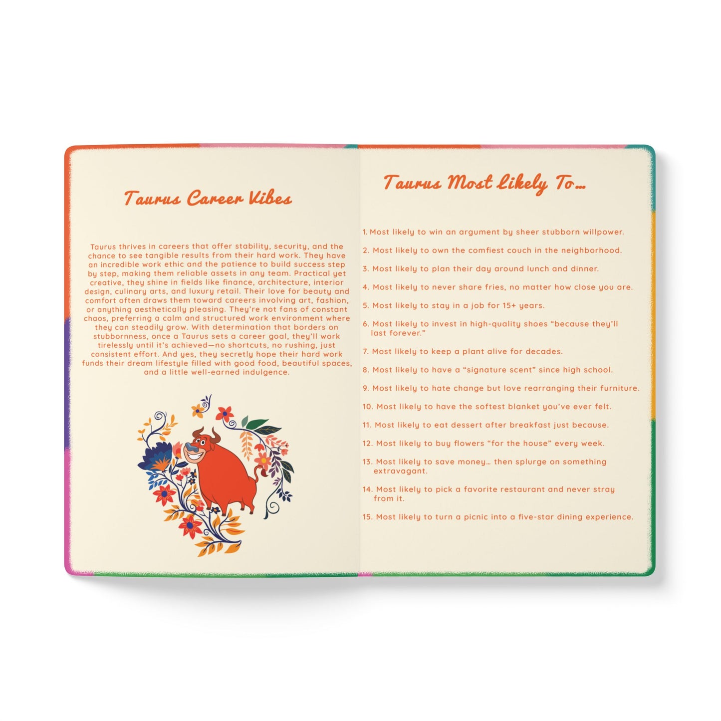 TAURUS Softcover Journal