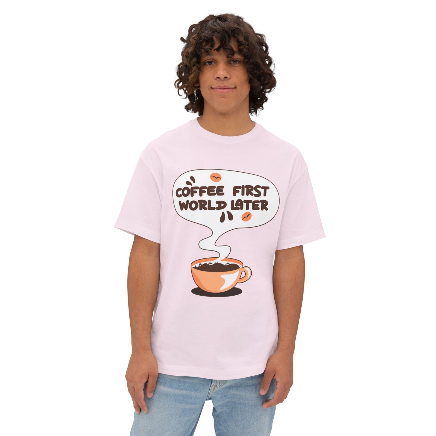 Coffee First Oversized Tee