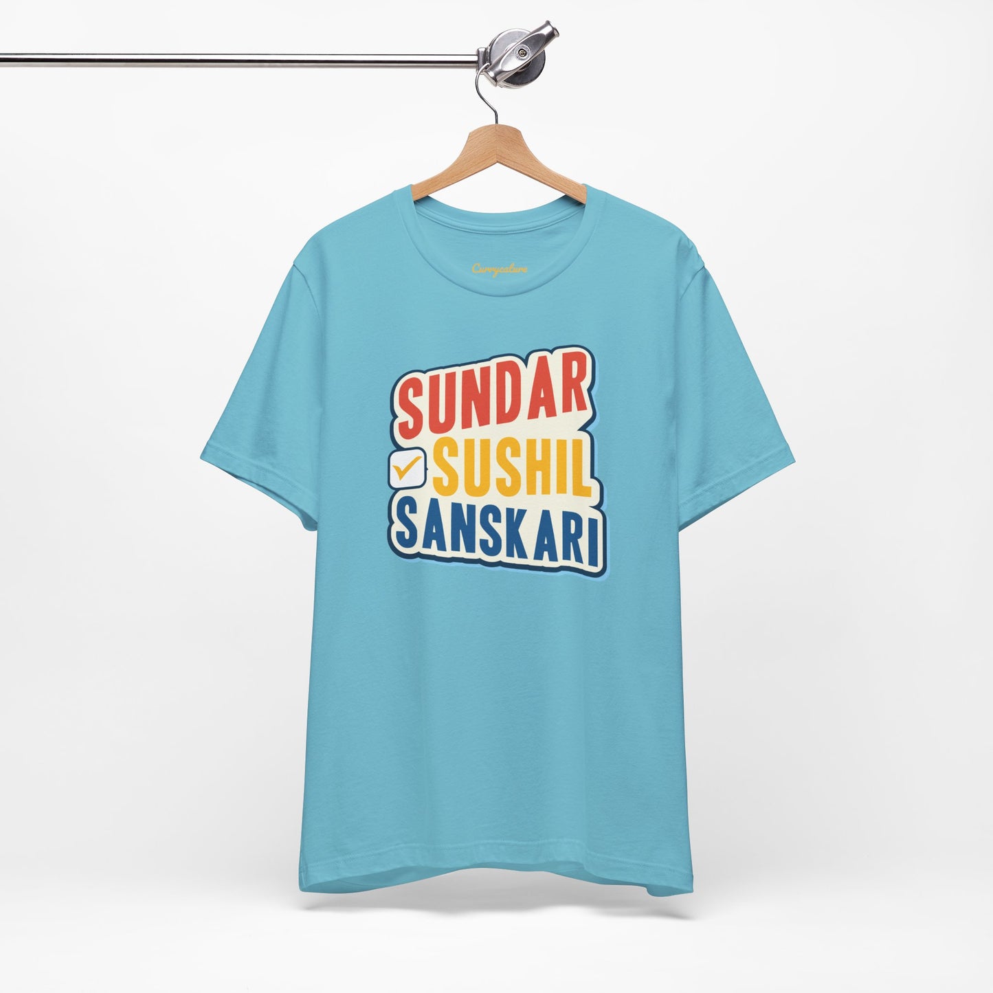 Sundar Sushil Sanskari Graphic T-shirt