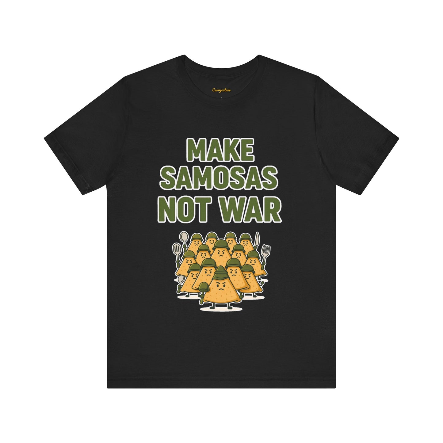 Make Samosas Not War Graphic T-shirt