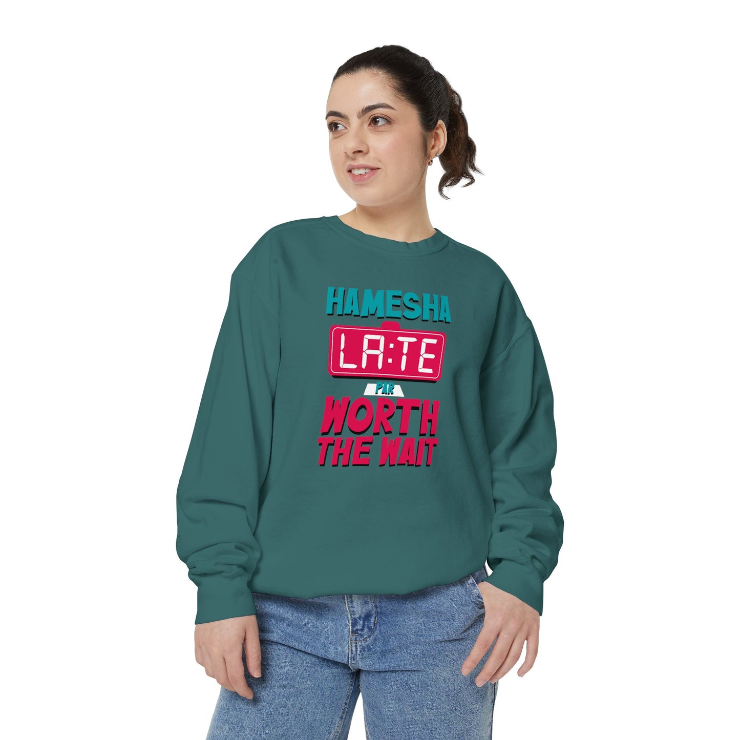 Hamesha Late Garment-Dyed Sweatshirt