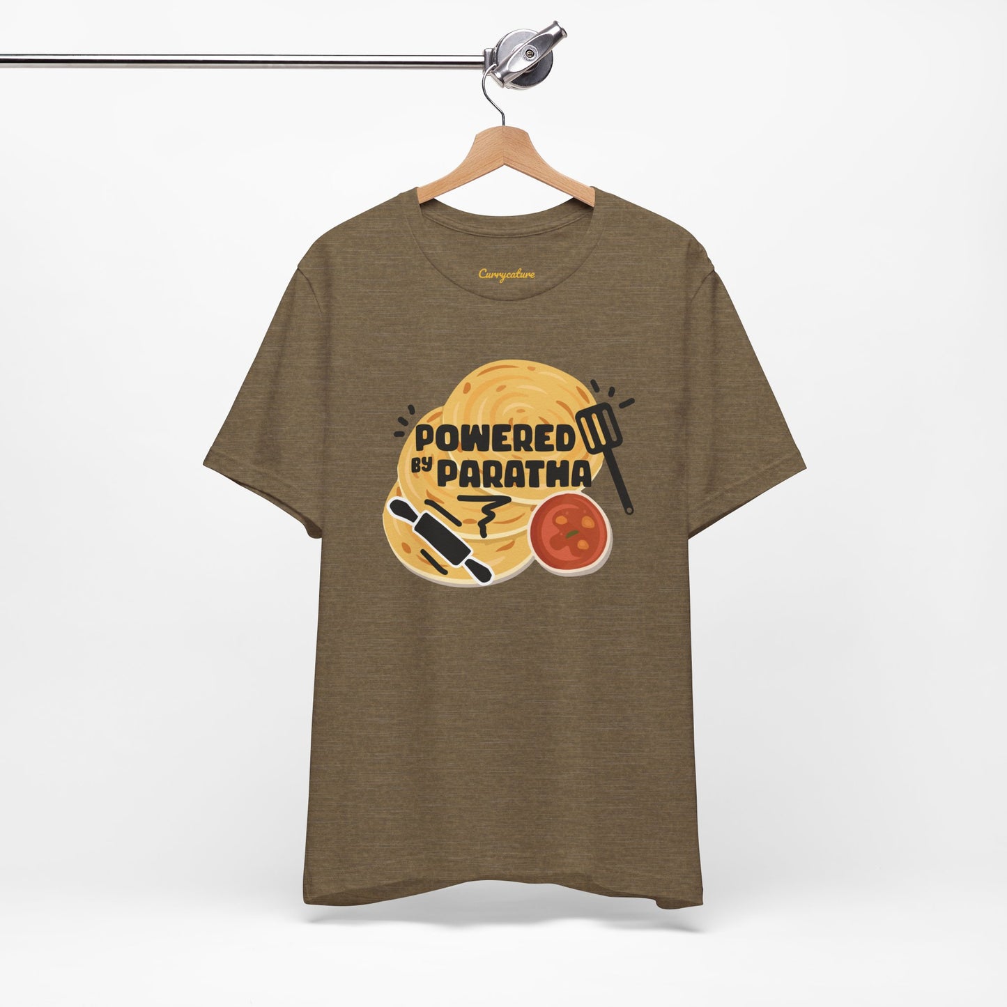 Powered by Paratha Graphic T-shirt