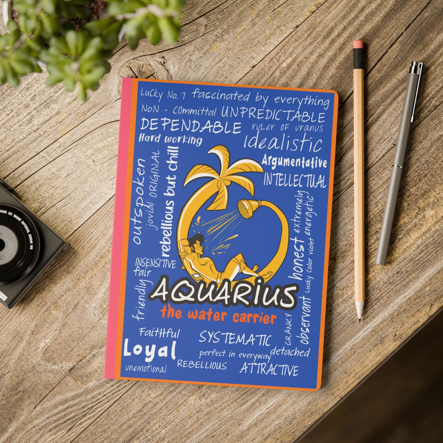 Aquarius Softcover Journal