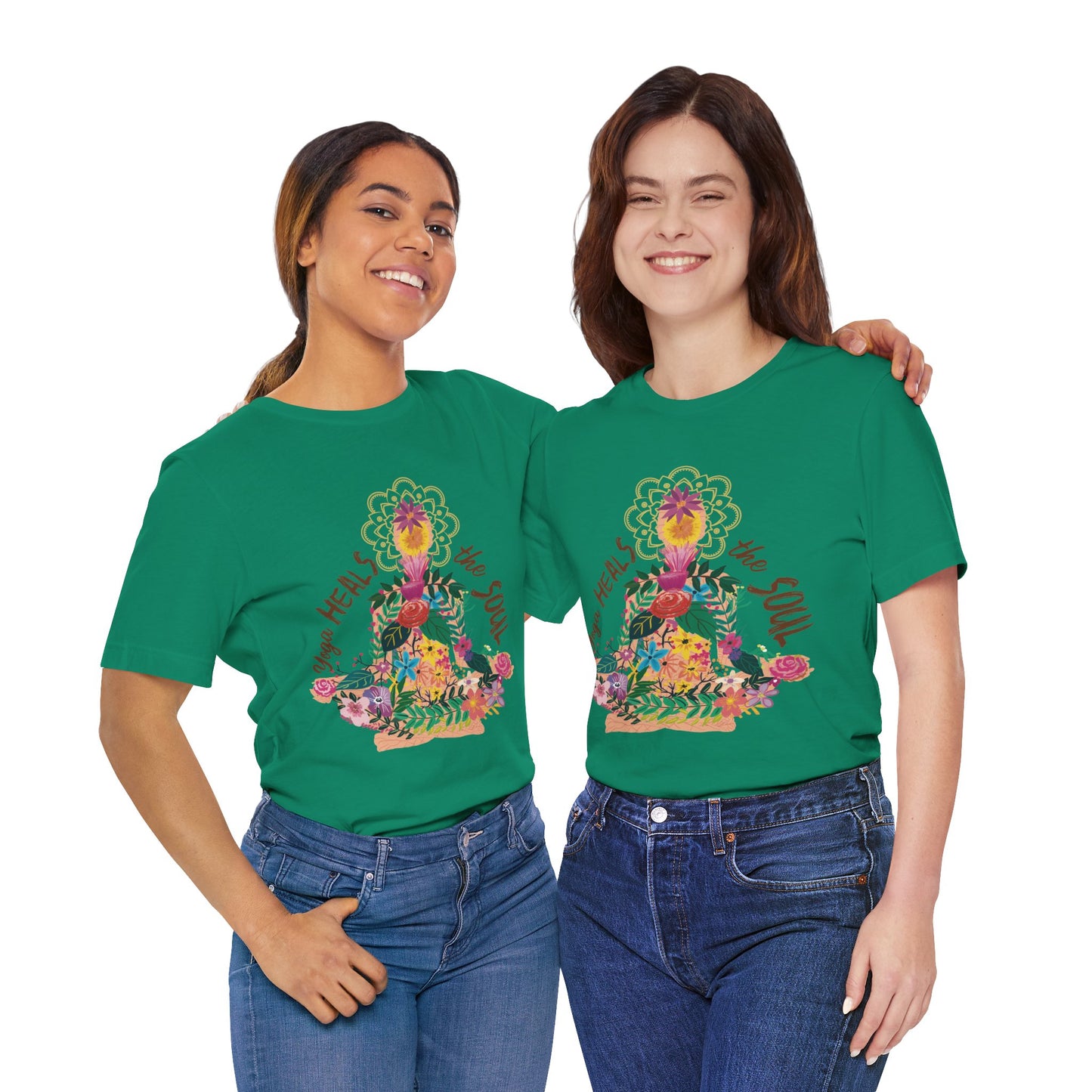Yoga Heals The Soul Graphic T-shirt