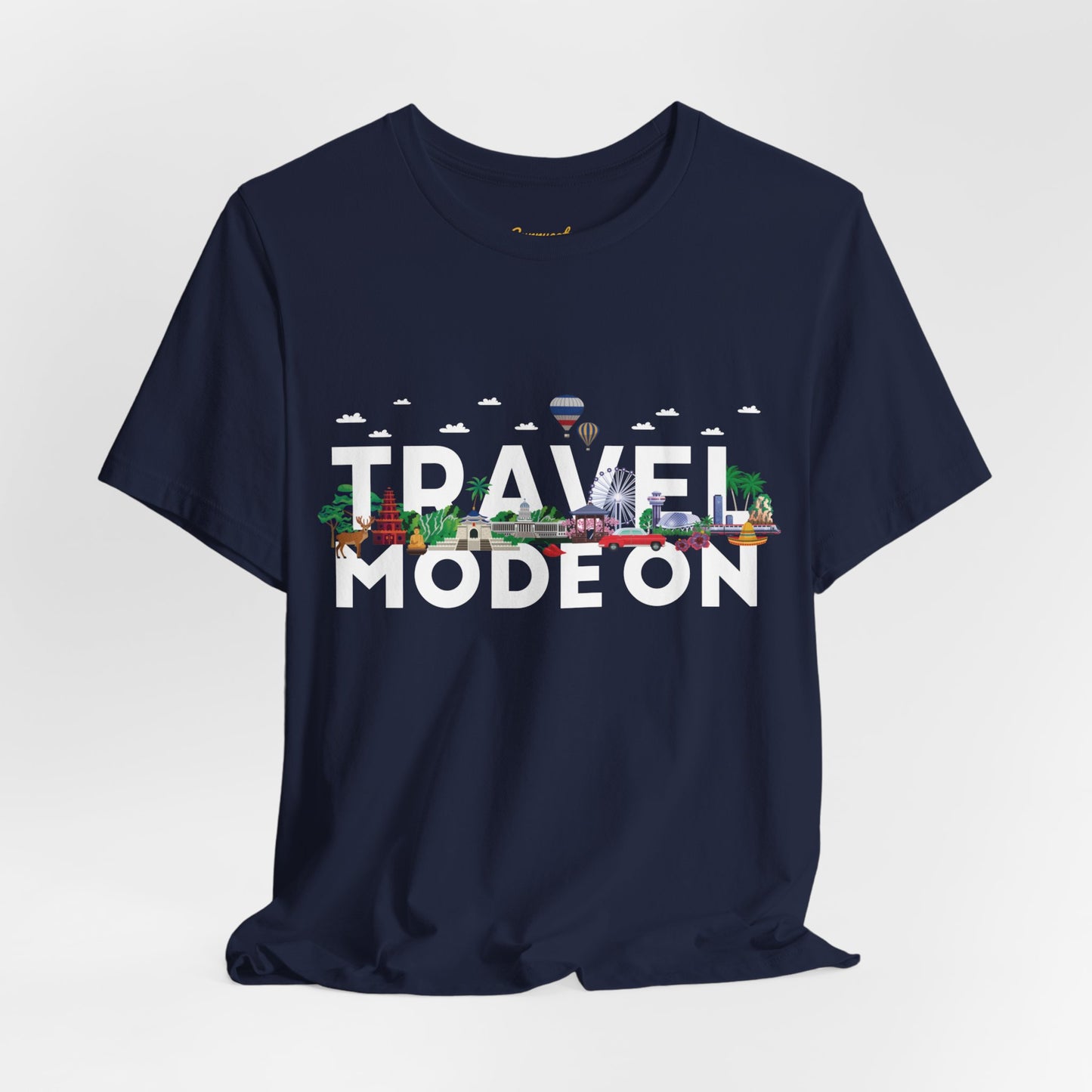 Travel Mode On Graphic T-shirt - Currycature 🇺🇸