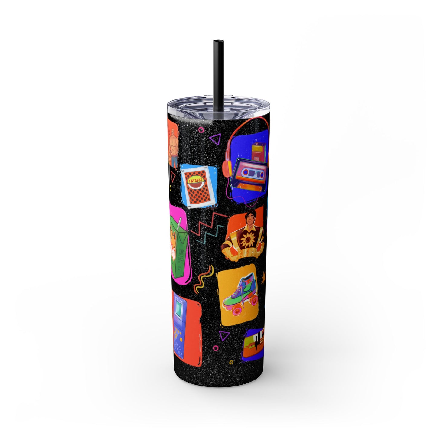 Good old memories Skinny Tumbler with Straw, 20oz