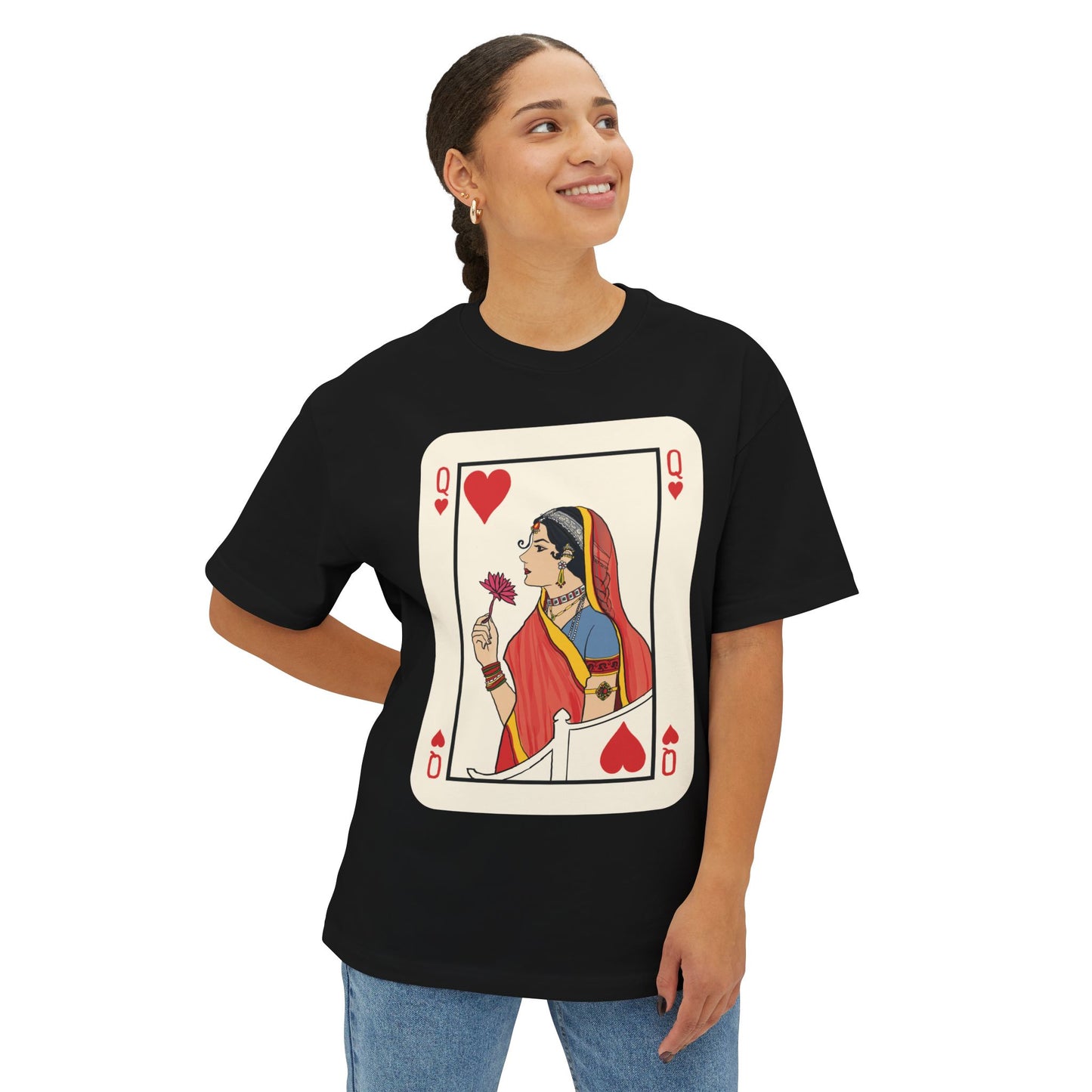 Queen of Hearts Oversized Tee