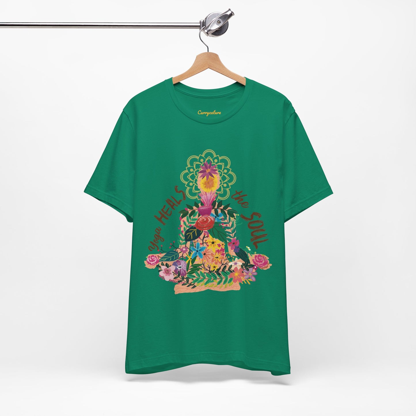 Yoga Heals The Soul Graphic T-shirt