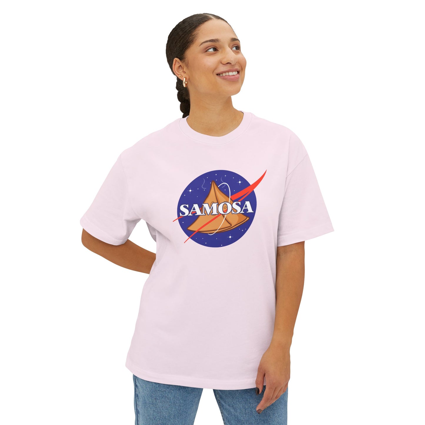Nasa-Samosa Oversized Tee