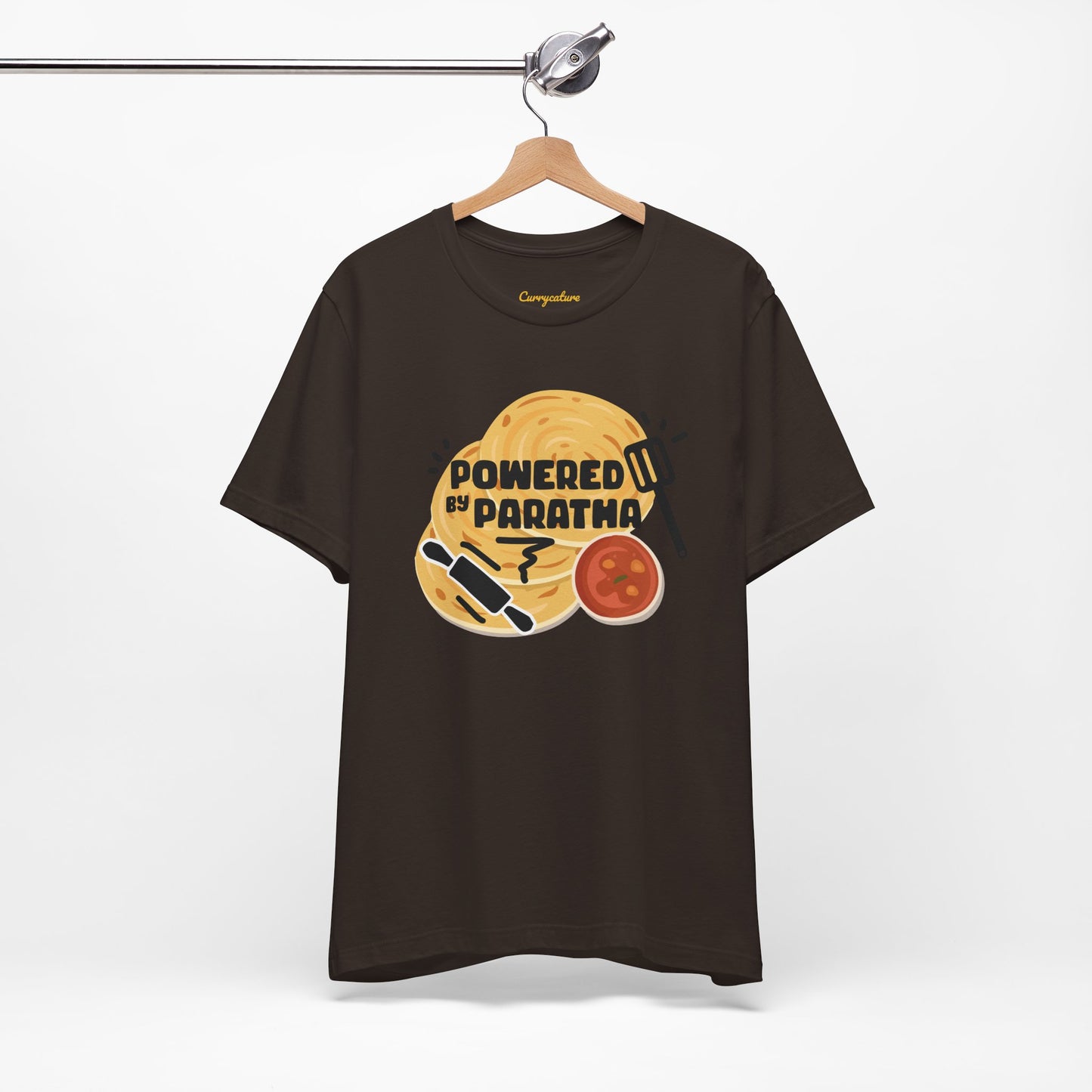 Powered by Paratha Graphic T-shirt