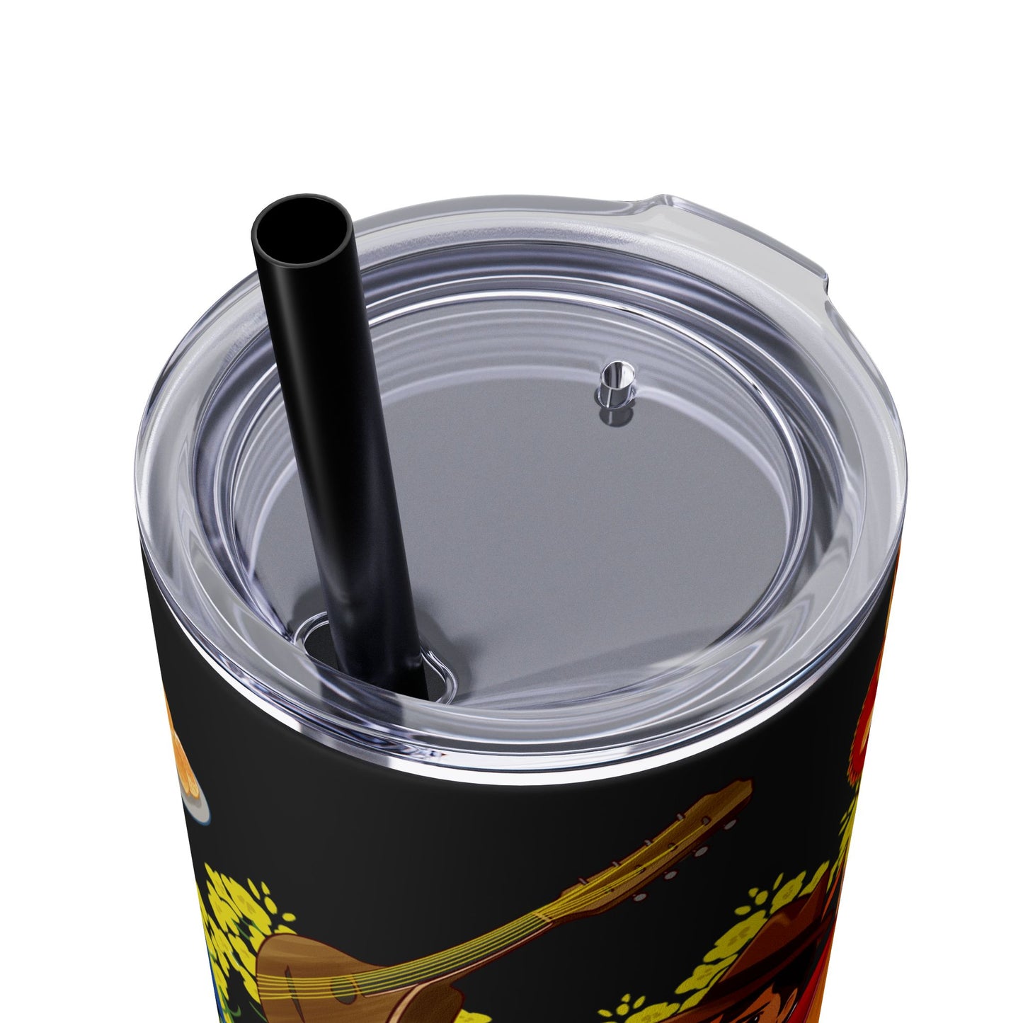 DDLJ Skinny Tumbler with Straw, 20oz