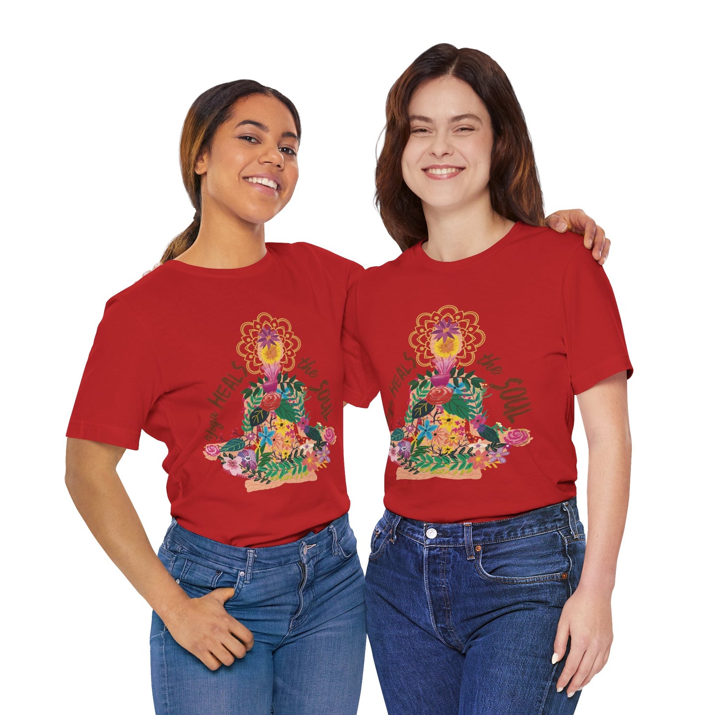 Yoga Heals The Soul Graphic T-shirt