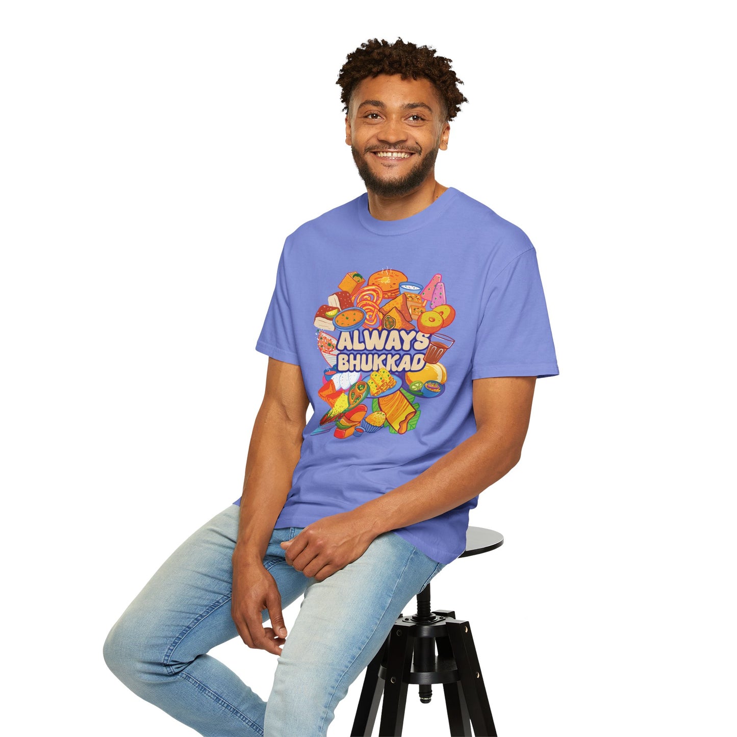 Always Bhukkad unisex graphic tee