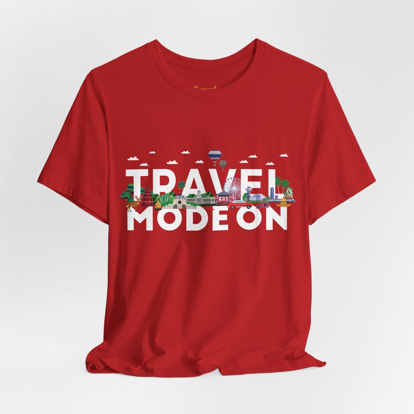 Travel Mode On Graphic T-shirt - Currycature 🇺🇸