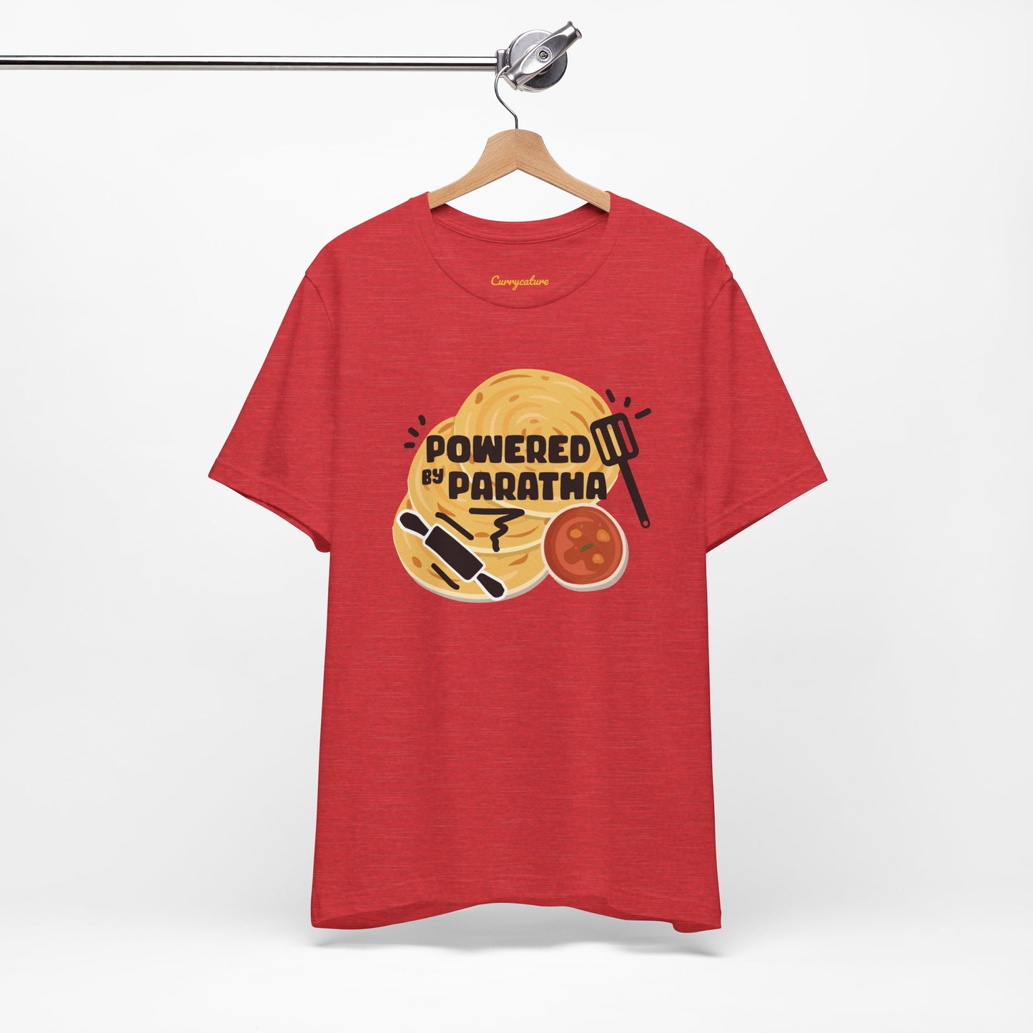 Powered by Paratha Graphic T-shirt