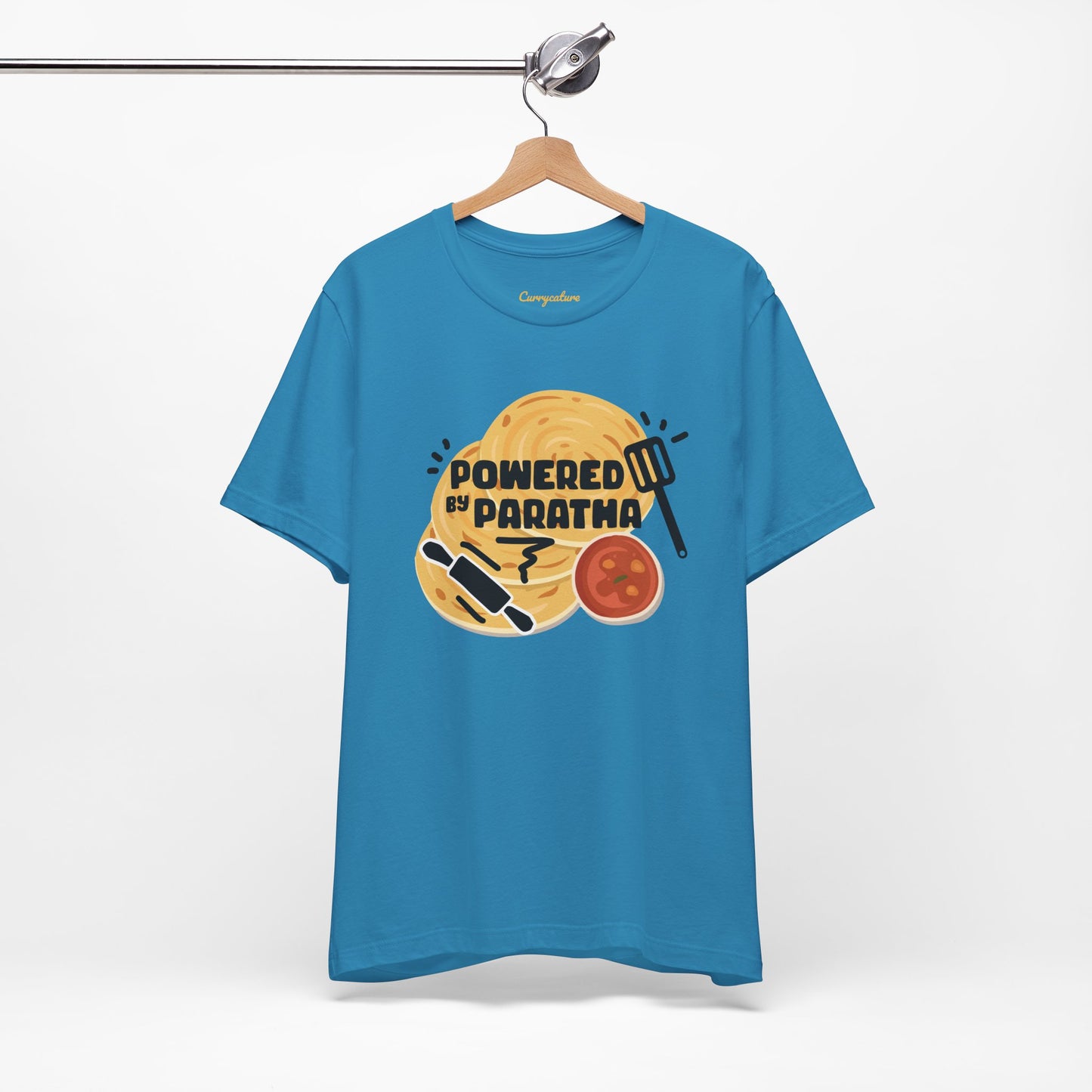 Powered by Paratha Graphic T-shirt
