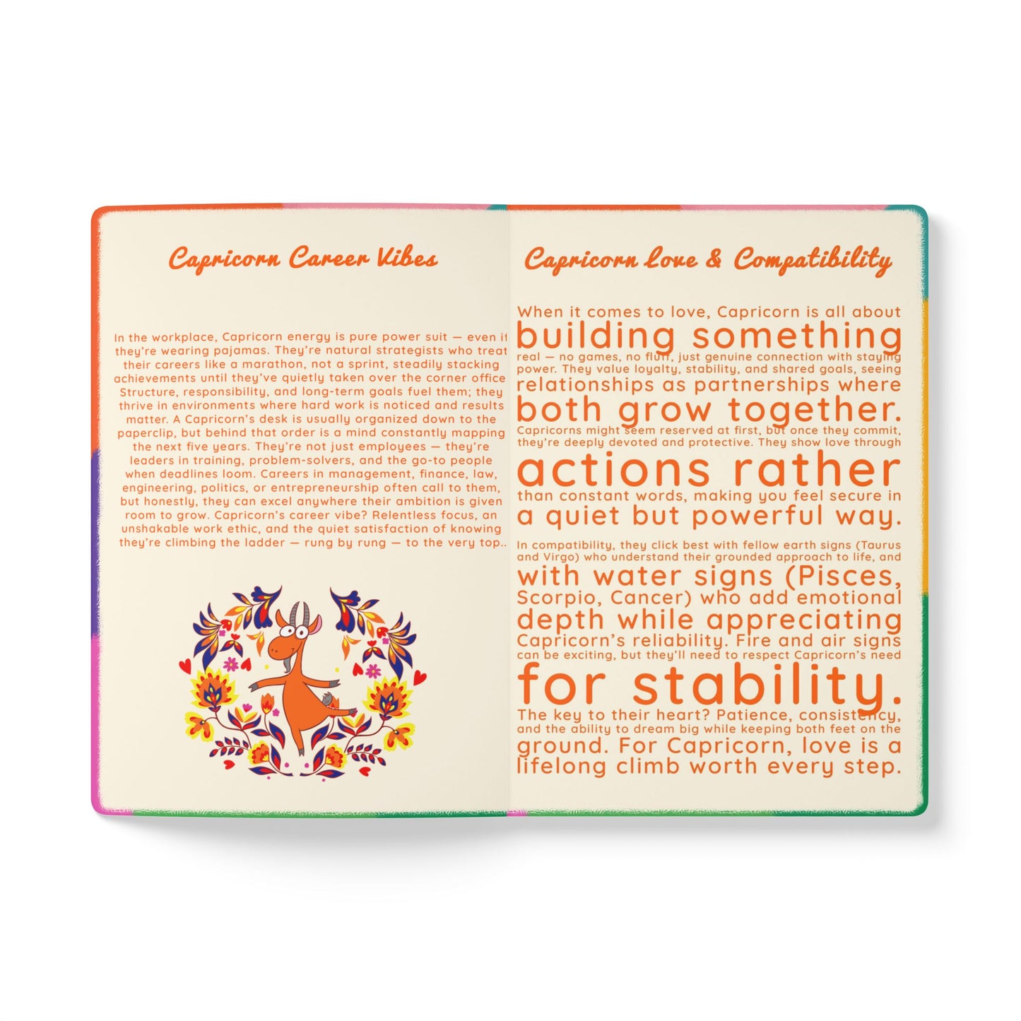 Capricorn Softcover Journal