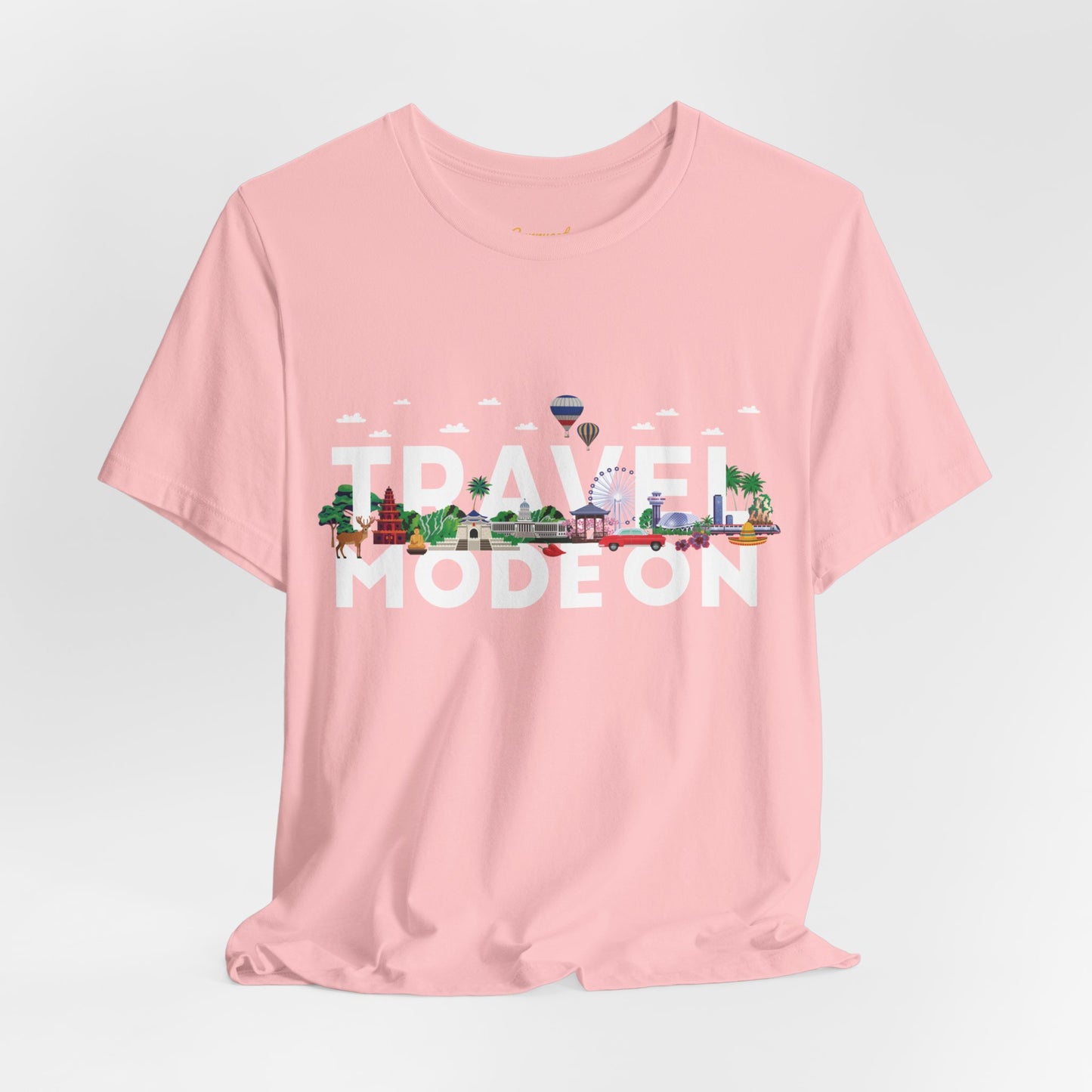 Travel Mode On Graphic T-shirt - Currycature 🇺🇸