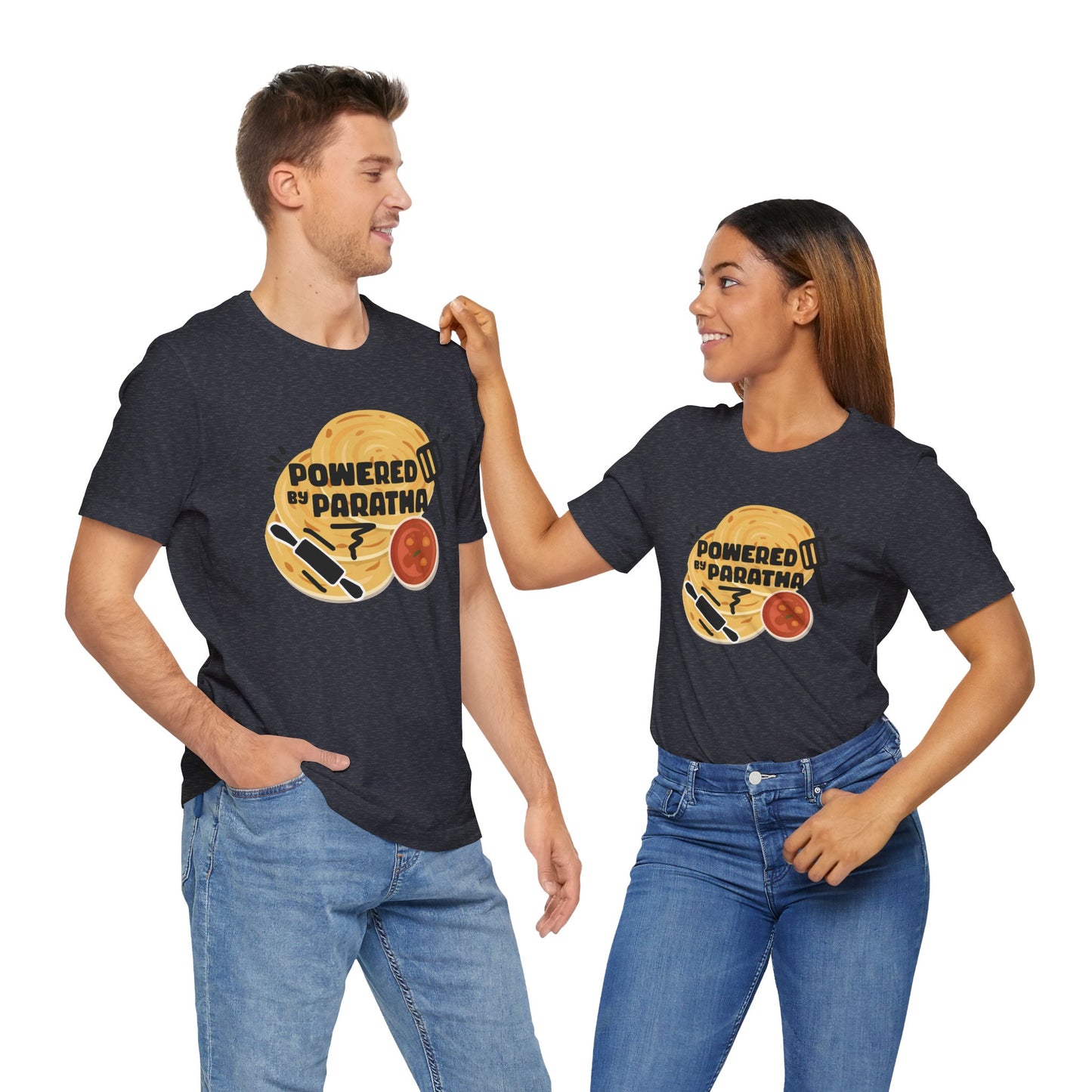 Powered by Paratha Graphic T-shirt