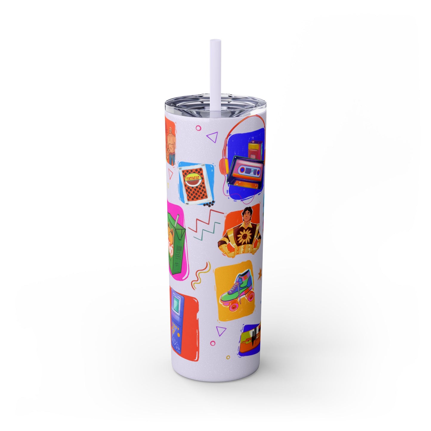 Good old memories Skinny Tumbler with Straw, 20oz