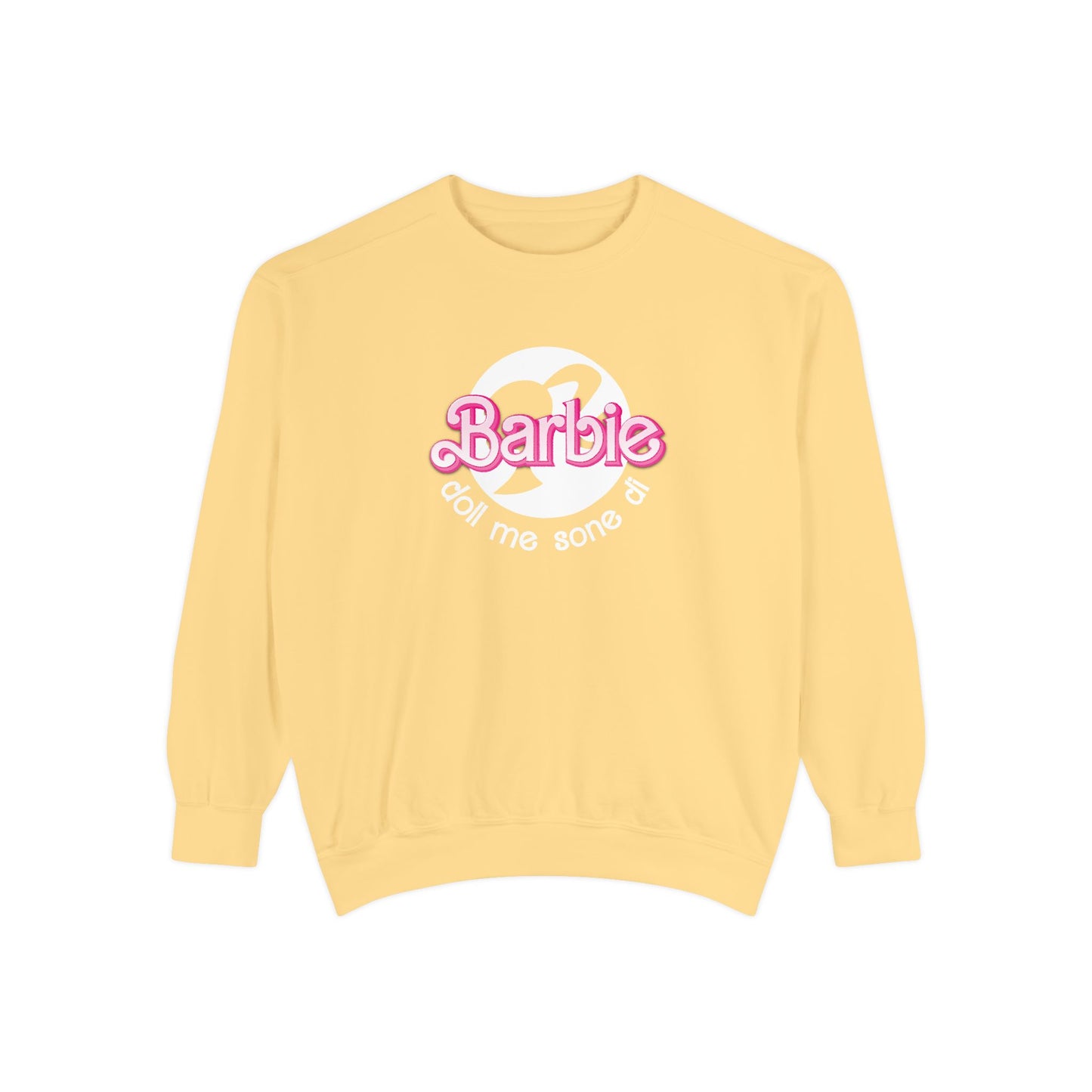 Barbie Doll Garment-Dyed Sweatshirt