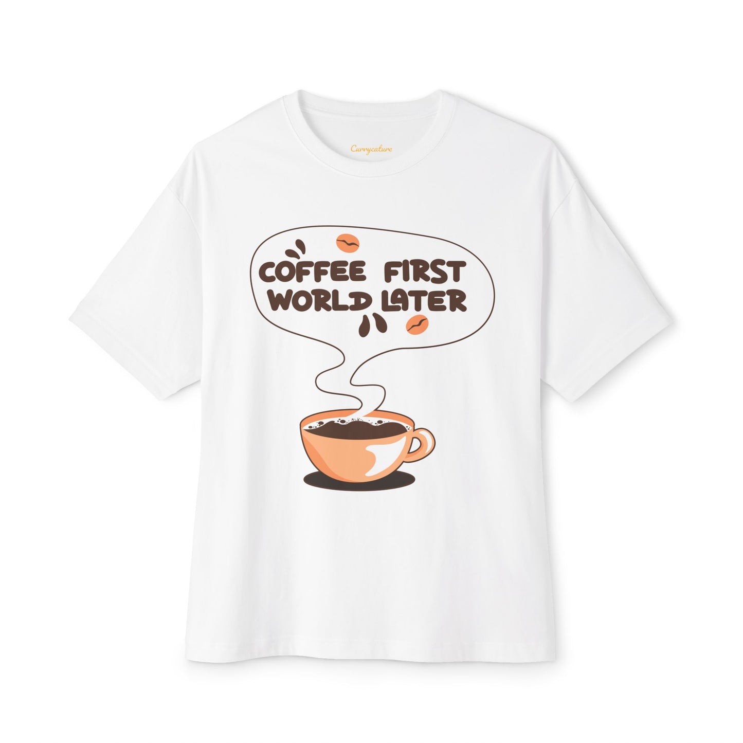 Coffee First Oversized Tee