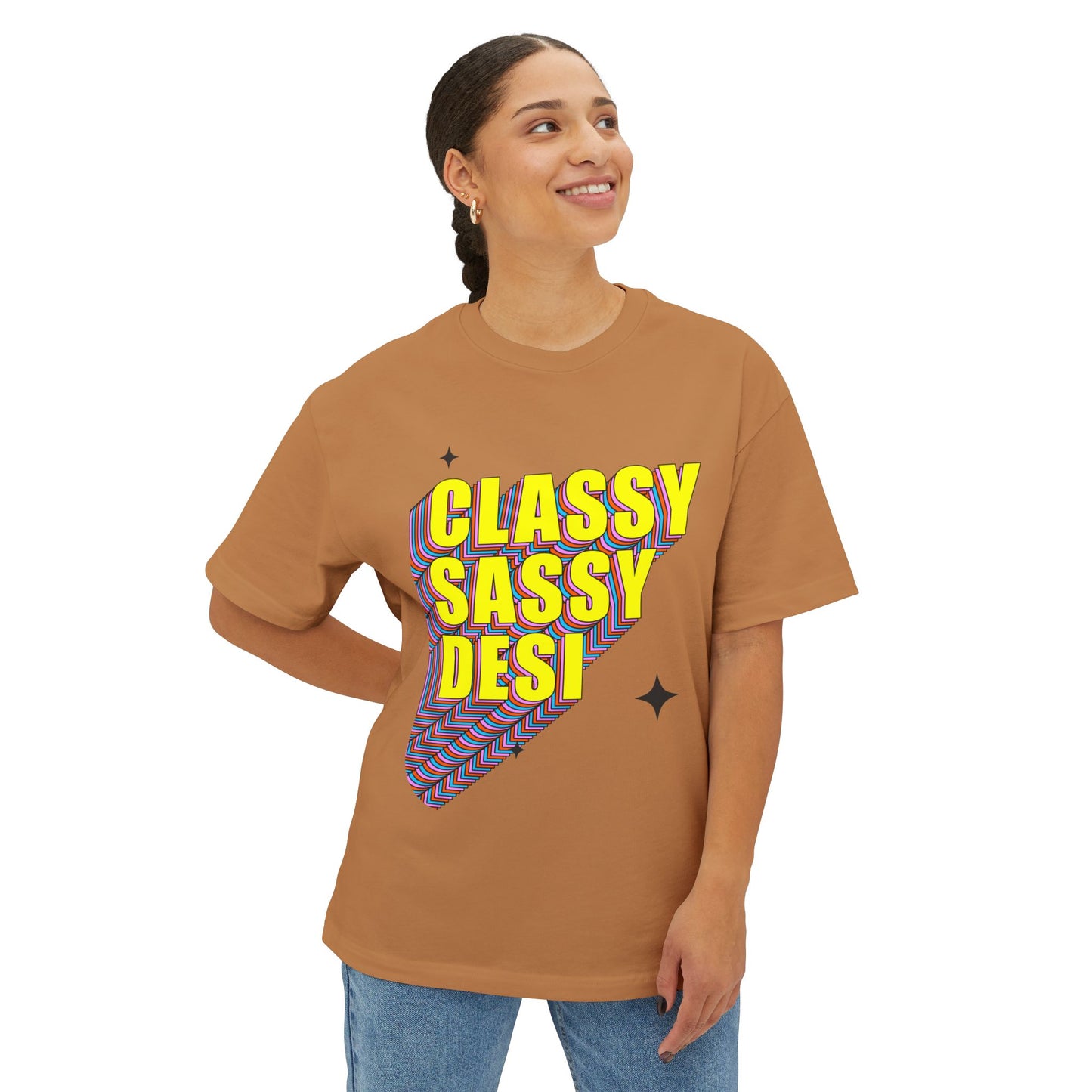 Classy Sassy Desi Oversized Tee
