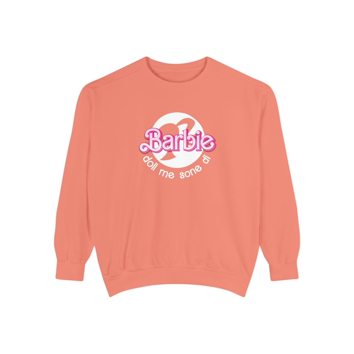 Barbie Doll Garment-Dyed Sweatshirt