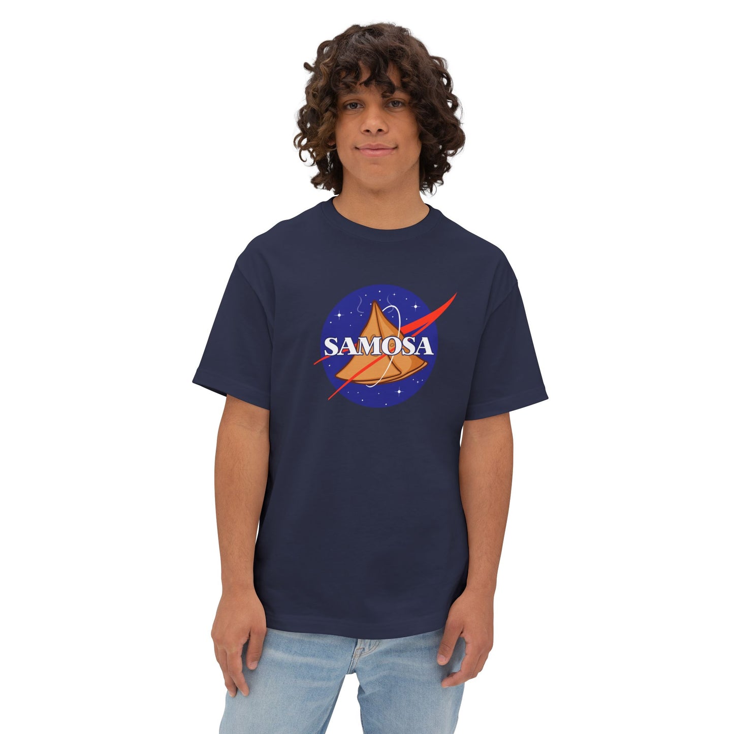 Nasa-Samosa Oversized Tee