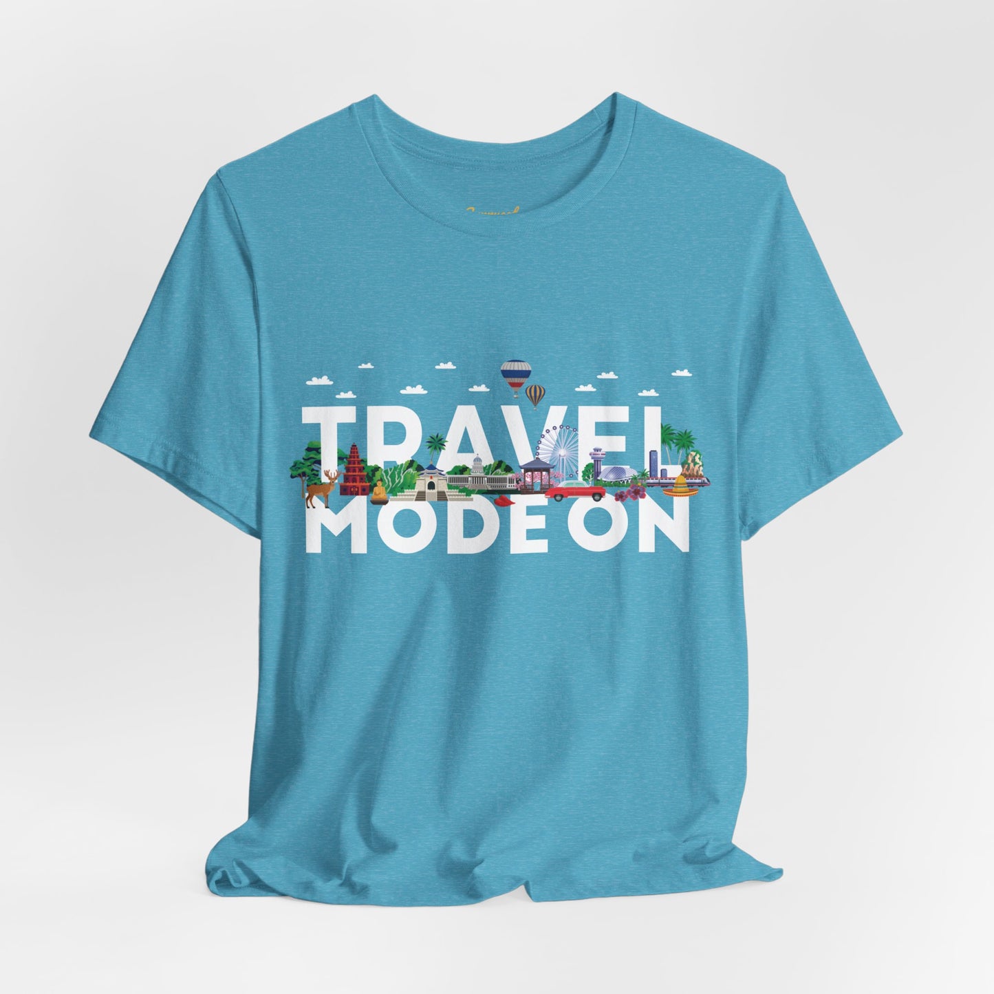 Travel Mode On Graphic T-shirt - Currycature 🇺🇸