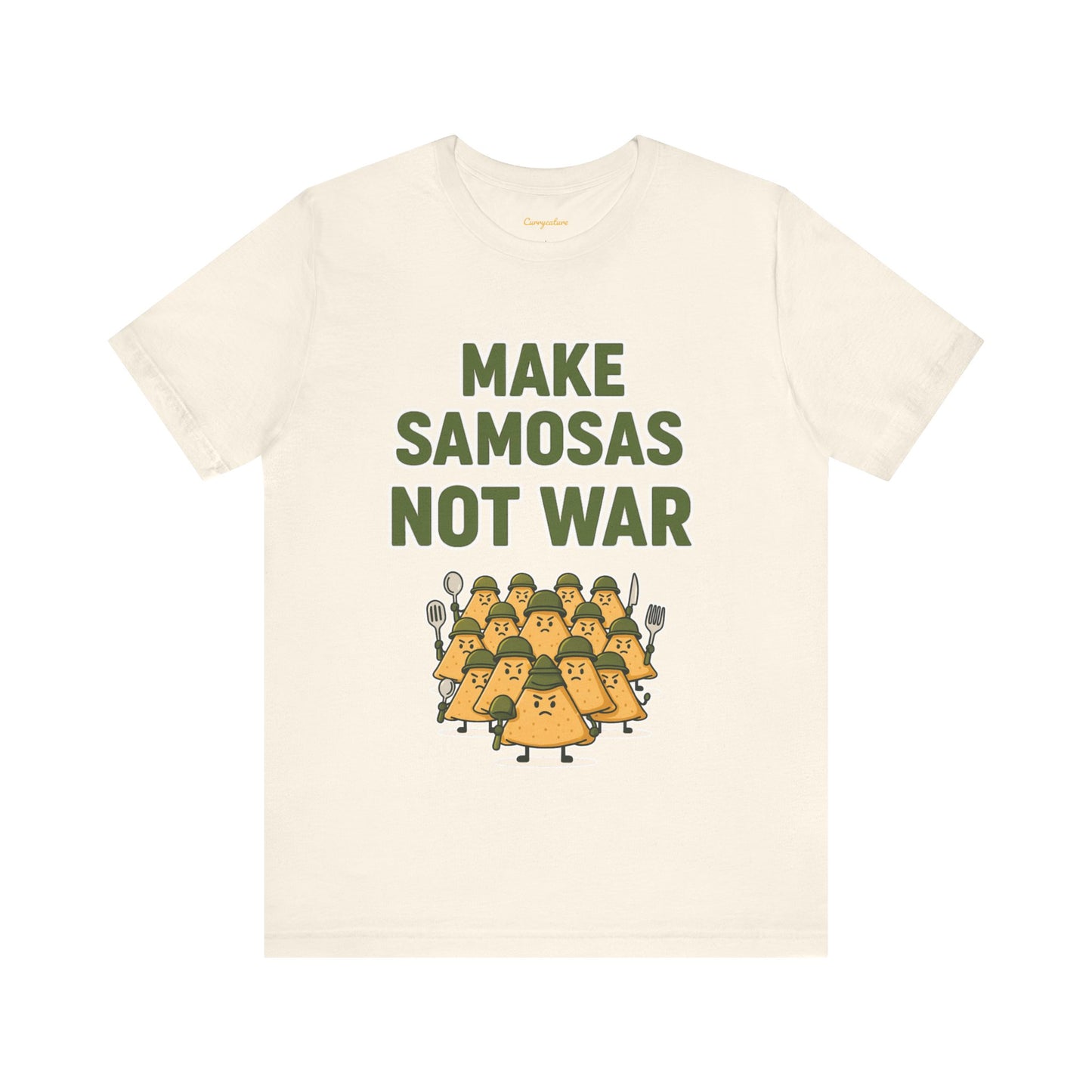 Make Samosas Not War Graphic T-shirt