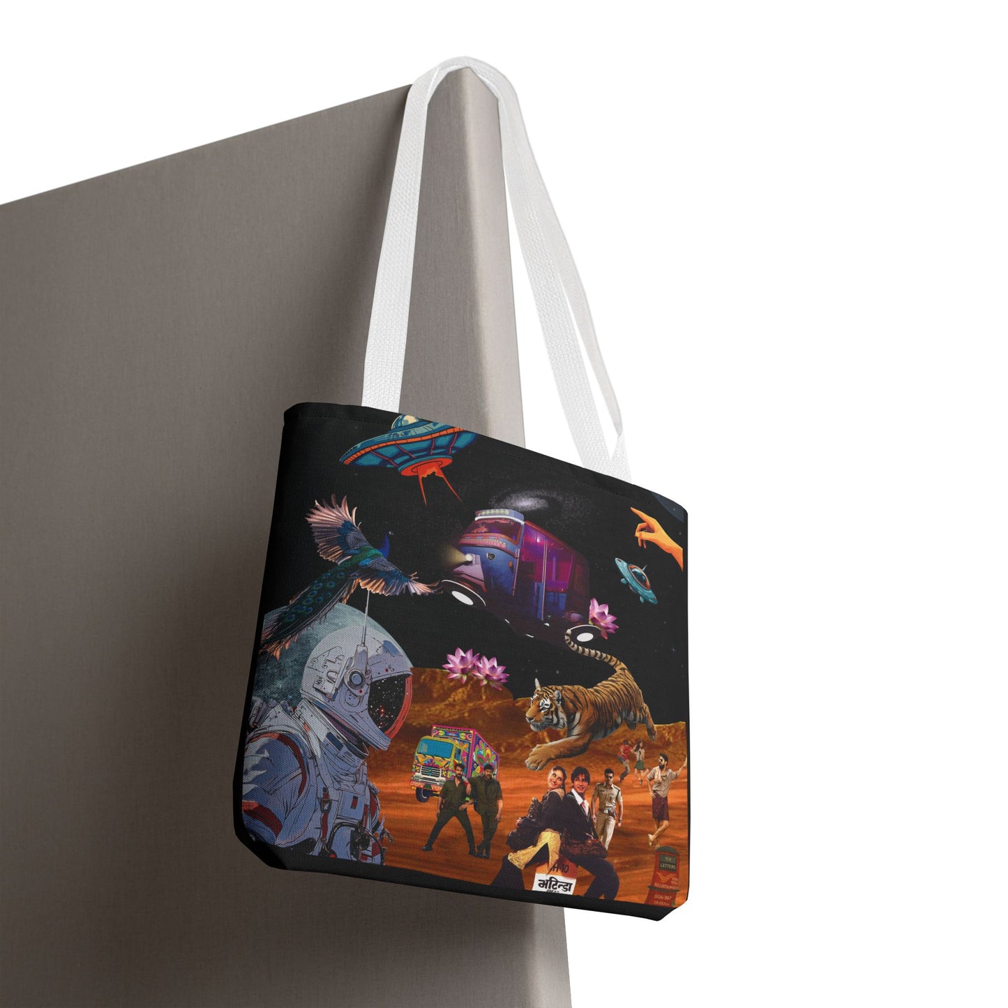 Spacey Desi Tote Bag