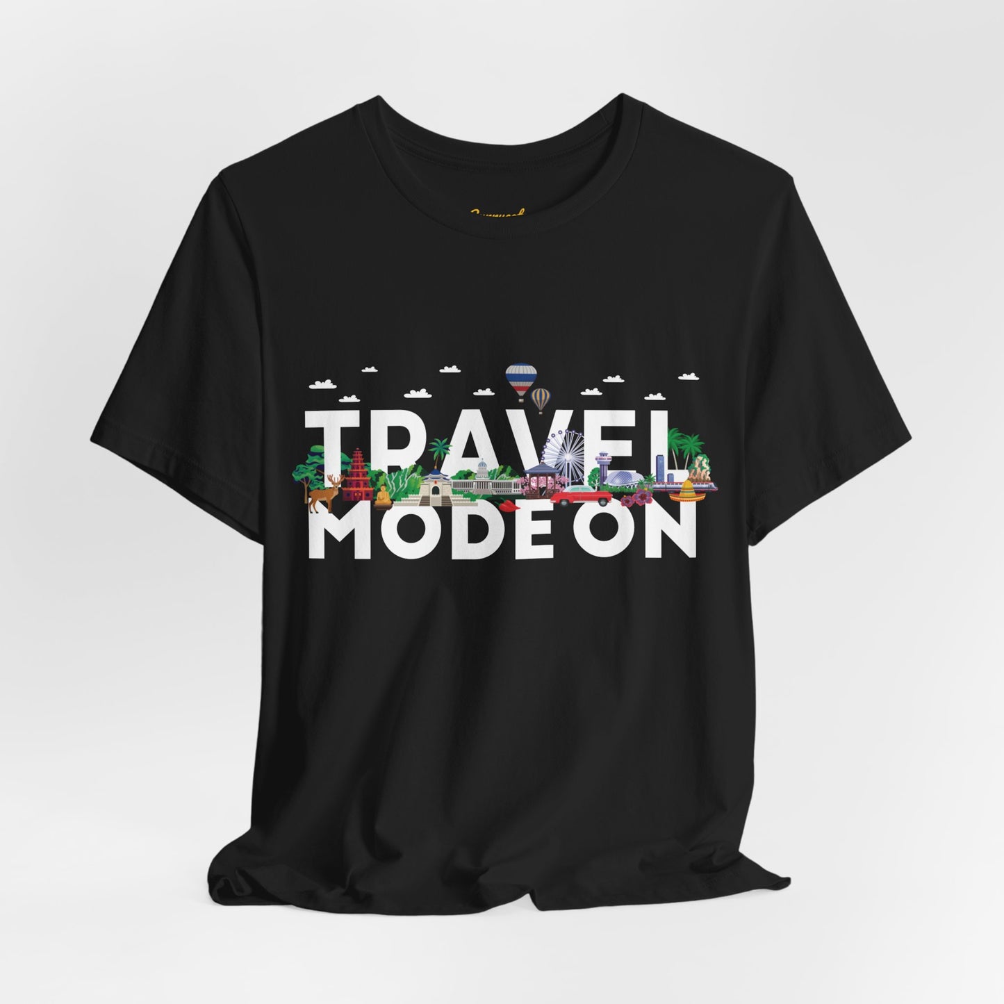Travel Mode On Graphic T-shirt - Currycature 🇺🇸