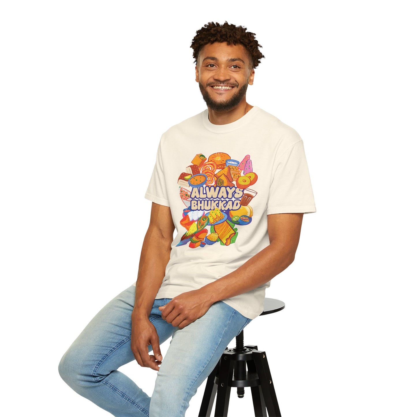 Always Bhukkad unisex graphic tee