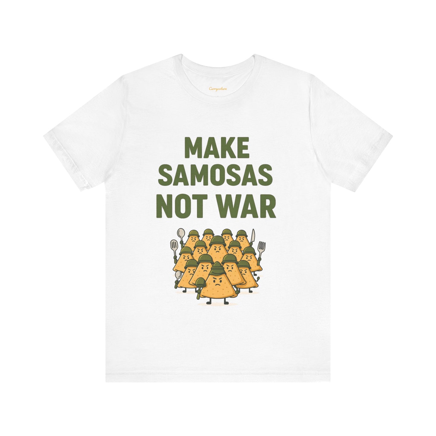 Make Samosas Not War Graphic T-shirt